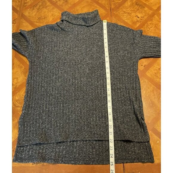 Athleta Women's Transit Pullover Turtleneck Sweater Charm Marble Ribbed Size S - Picture 8 of 9